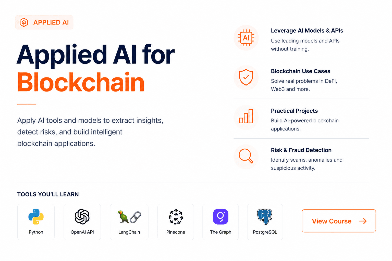 Applied AI for Blockchain