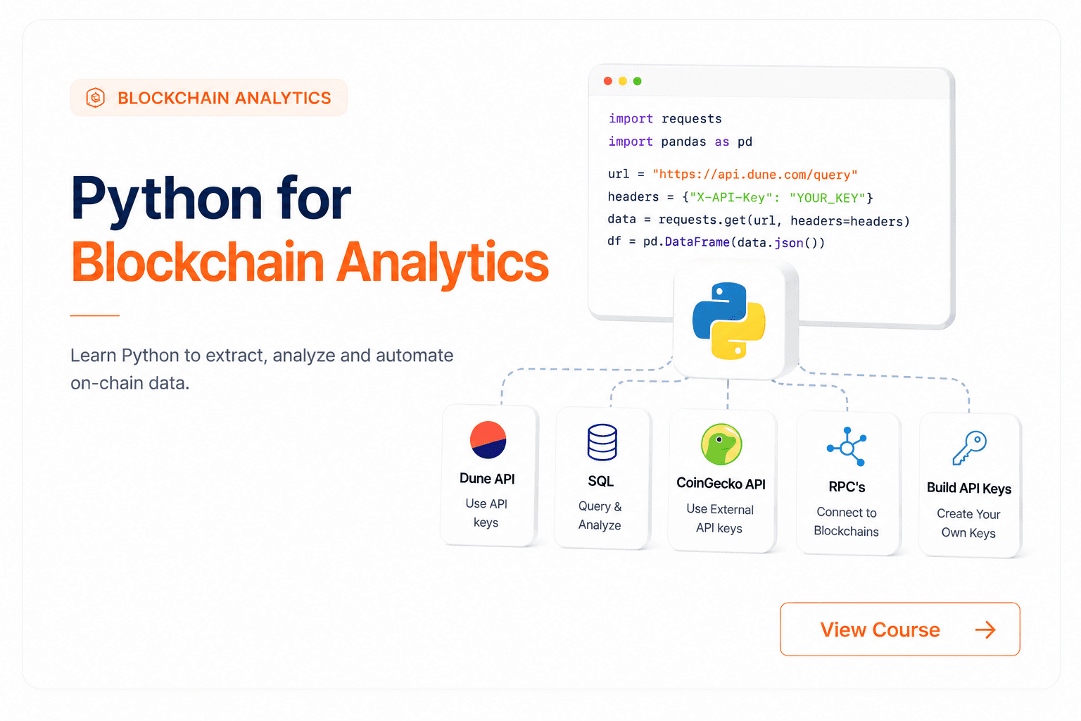 Python for Blockchain Data Analytics